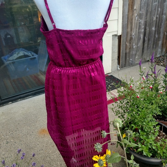 Ann Taylor Rasberry Colored Sundress - Picture 3 of 8